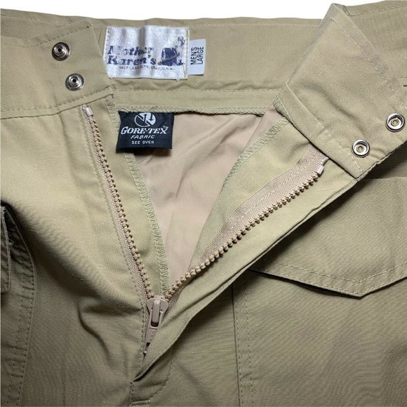 Mother Karen’s Vintage Gore-Tex Khaki Snow Ski Pants Mens Sz L Made in USA EUC! - Picture 9 of 10